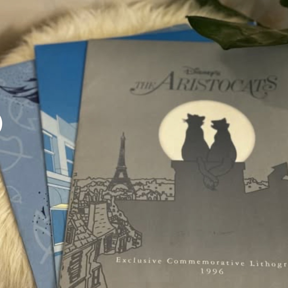 (3 TOTAL) Disney Exclusive Commemorative Lithographs ('95-'96)
